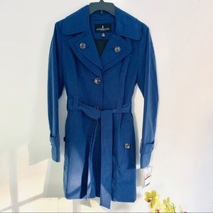 London Fog Trench Coat with Hood